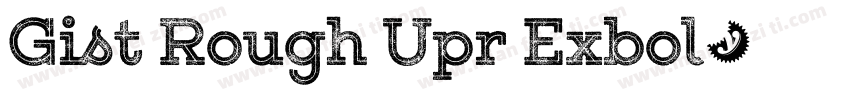 Gist Rough Upr Exbol字体转换